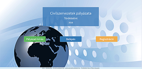 Civilszervezetek pályázata